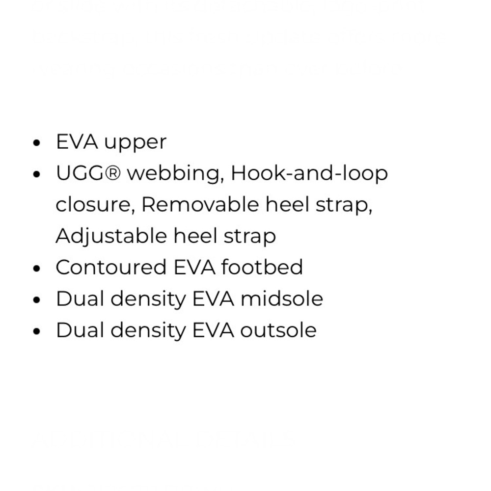 UGG White Sport Yeah Sandals - Picture 11 of 11